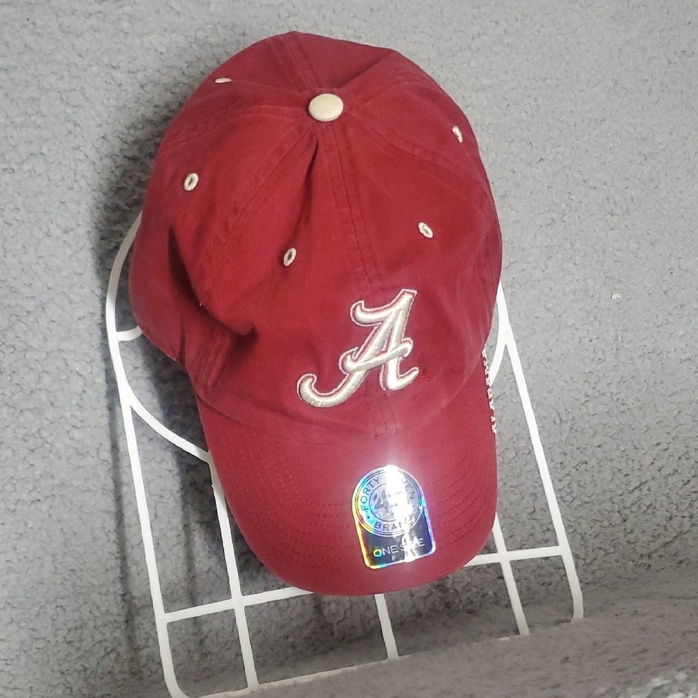 47 Brand Red Baseball Cap with White Logo
